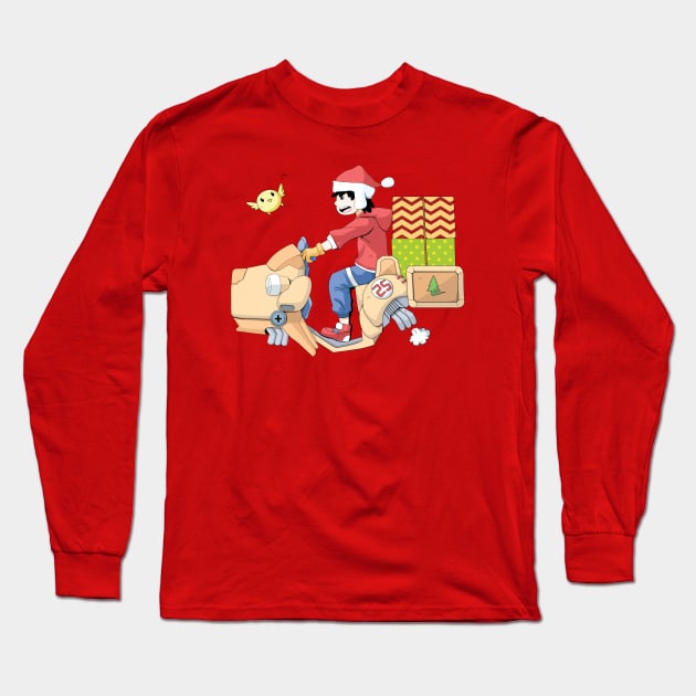 I'm not santa I am a delivery man Long Sleeve T-Shirt by GUMITOON